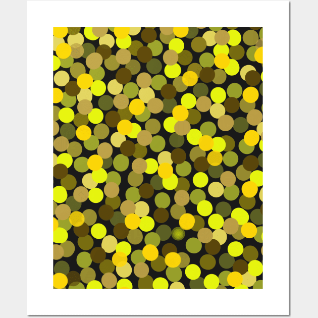 khaki spots pattern Wall Art by Pacesyte